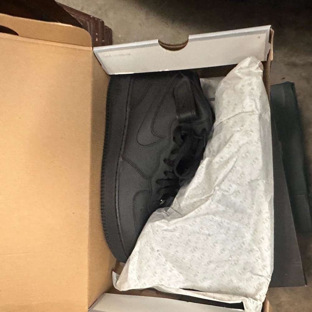 Men's Classic Black High-Top Sneakers